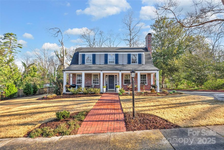 Charming Converse Heights home w/2,500+ sq ft of living space, 4BR/3BA. The expansive 3/4 acre property. Featuring great character, modern updates and hardwood flooring throughout. Formal dining, living w/FP, newly renovated kitchen, and main floor owner's suite with a lovely fireplace, private deck access, and walk-in closet. The ensuite bath with modern finishes and walk-in tile shower top it all off. A second bedroom and full bath are also situated on the main floor. The walk-in laundry provides shelving and a sink, just off the large den/office/mudroom at the rear of the home. Upstairs you'll find two bedrooms, a full bath and a 13'x21' second living space. Make this your own library, playroom, bedroom, you name it. Another huge plus is the 2-car detached garage/workshop with plenty of room for parking, projects, recreation and storage. Experience living in the timeless beauty of this historic Spartanburg neighborhood, just five minutes to downtown.