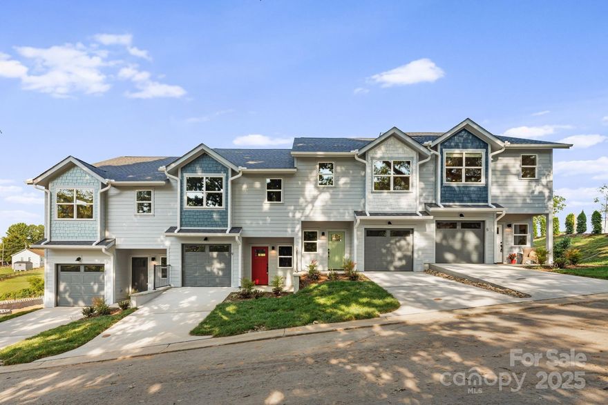 Investor Package Opportunity – Four New Construction Townhomes. An exceptional bulk-purchase investment opportunity! These 4 newly built townhomes are being offered together as a single investment package, allowing buyers to capitalize on bulk pricing and immediate added value. With numerous upgrades already in place across all units, this portfolio presents a rare chance to secure strong, low-maintenance assets in one of Asheville’s most desirable growing areas. Discover West Asheville’s newest townhome community, nestled amidst scenic rolling pastures just 4.3 miles from downtown Asheville. This exclusive collection of 26 thoughtfully designed townhomes offers modern living with luxury vinyl plank flooring, sleek chrome plumbing, and stylish contemporary lighting. The kitchens are beautifully appointed with stainless steel appliances, quartz countertops, and elegant cabinetry, blending functionality with sophistication. Each home features three bedrooms, two full bathrooms, and a half bath, providing a spacious living space. Premium upgrades for each unit include: Lot 3= $5,240 upgrades ; Lot 4= $2,295 upgrades ; Lot 5= $650 upgrades ; Lot 6= $6,645 upgrades. HOA fee is $270/ month per unit and takes care of building insurance, exterior maintenance, landscaping, snow removal, pest control, and more—so you can enjoy your home without the hassle. Units are also listed individually under MLS# 4230401, 4230902, 4230911, 4230916