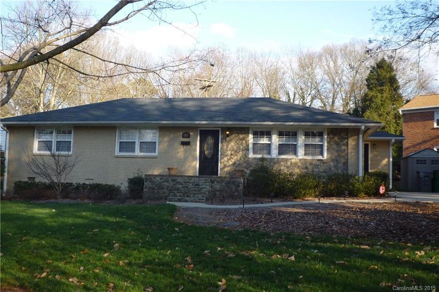 Beautifully renovated home with refinished hardwood floors. Granite countertops and beautiful wood cabinets.  separate laundry room. The kitchen appliances include the range, refrigerator, dishwasher and microwave. The master bath has a whirlpool. Screened back porch and a patio.