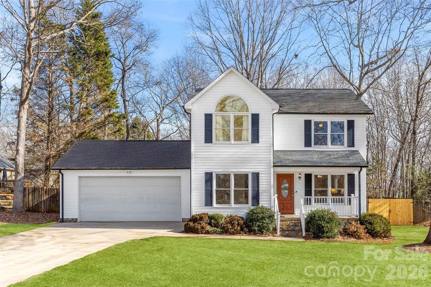 Welcome to 2064 Colorado Ct., nestled on a peaceful cul-de-sac in charming Lincolnton. Situated on just over half an acre, this property offers the perfect blend of space, privacy, and convenience—close to town while still enjoying a tranquil, tucked-away feel.

This 3-bedroom, 2.5-bath home is designed for both everyday comfort and effortless entertaining. The expansive, flat backyard is a standout feature, fully enclosed with a privacy fence—ideal for gatherings, pets, play, or simply unwinding in your own private retreat. A large storage shed adds even more functionality to the outdoor space. With no HOA, you have the freedom to truly make this property your own.

Inside, hardwood floors flow throughout the main level (with vinyl in the half bath), creating a warm and inviting atmosphere. The fully permitted family room addition is a true highlight, featuring a cozy gas log fireplace and direct access to a generously sized deck—perfect for hosting friends and family or enjoying quiet evenings under the stars. Whether you’re relaxing on the welcoming front porch or entertaining on the back deck, this home offers wonderful spaces to gather and connect.

The spacious kitchen features beautiful solid wood cabinetry that stands the test of time—stunning as is, yet offering easy potential for a modern refresh through painting or refacing. The bathrooms are equally generous in size, well maintained, and also feature solid wood cabinets.

Additional peace-of-mind updates include a septic system pumped in 2023–2024 (with convenient deck access), a roof approximately 8 years old per seller, and an upstairs heat pump replaced in 2020 per seller. A floored attic space over the garage provides valuable extra storage.

The neighborhood’s main roads are state maintained. With only a handful of homes on Colorado Ct., homeowners share responsibility for the street, and there is currently no formal road maintenance agreement—adding to the quiet, low-traffic appeal of this small cul-de-sac setting.

If you’ve been looking for a spacious lot, room to entertain, and a peaceful setting just minutes from town, 2064 Colorado Ct. delivers the best of both worlds.