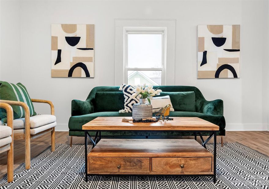 Welcome to this updated cottage in the heart of Fort Mill! 108 Jackson Street is within steps of Walter Elisha Park, Ft Mill Amphitheatre and festivals, as well as new shops, restaurants and breweries.This completely renovated one story home is in the historic downtown with no HOA! The 2 bedroom bungalow has a large open living area with all new flooring, new paint, newer windows, brand new kitchen with quartz countertops and subway backsplash. The main bathroom is also completely new. There's even an office nook. It's ready for you to move-in with contemporary finishes, some raised ceilings, new ceiling fans and fixtures. Relax on the full-length front porch or out back on the new deck. 

The back yard is fenced in and there are lots of options with a powered workshop plus an additional shed. 
There's a nice stone paver path in the front yard with room for spring gardening.
Parking is easy with a paved driveway. FM Schools
Make this one yours!

New hot water heater, newer HVAC.