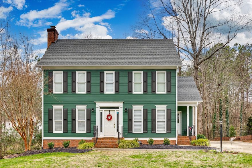 Welcome home to 1403 Colwick Lane, in the desirable neighborhood of Ashley Park. This beautiful home is in a great location, close to shopping, dining and downtown Rock Hill. The main floor of this home features a spacious living room w/ gas fireplace and new gas logs, a formal dining room and kitchen w/ granite countertops and stainless steel appliances. From the kitchen, walk out to the large back deck, the perfect place to grill and entertain while looking out over your private fenced in backyard. Upstairs you find three bedrooms, including the primary suite that features a vaulted ceiling. The primary bathroom has a large jacuzzi tub, separate shower and dual vanities. The walkout basement is an ideal space for a second living room, gym or office. This home features new lighting in almost every room and new LVP flooring in the upstairs bedrooms. The backyard backs up to woods and has a large storage building. Call us today to schedule your showing!