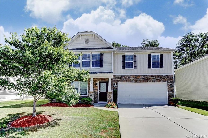 Beautiful spacious 4 bedroom 2 1/2 bath home PLUS loft area. Recently updated flooring. Large kitchen w center island & HUGE pantry. True laundry ROOM not closet. Over-sized Master, 2 very large guest bedrm and a 3rd that is HUGE. 1 guest bedrm has an attached bath and walk-in closet. Lots of storage throughout home. Dual HVAC units. Fenced in backyard with tons of privacy. Beautiful neighborhood with tree lined sidewalks and a pool AND playground area. 100% financing available through USDA!!