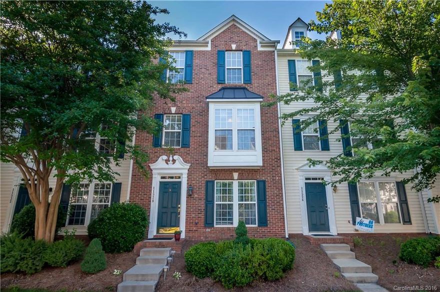 PRIME SOUTH CHARLOTTE LOCATION!! Walkable to shopping, dining, movies, post office and many conveniences, this 2BR/2BA + flex space townhome is move-in ready! Spacious main level living area opens to balcony. Upper level has Master Suite + add’l lg BR & Bath. Lower level w/Laundry space, Powder Rm, and Office/Den/or 3rd BR w/addition of a closet! Extra storage under stairway has been added. Community pool is ready for you! Come take a look today!