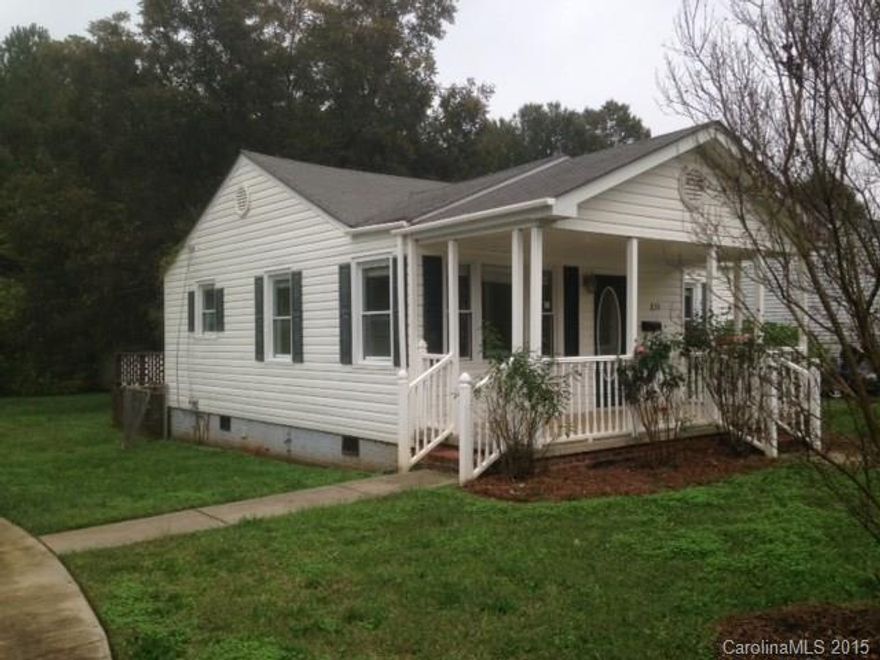 Cute as a button!  This 2 bedroom 1 bath adorable bungalow is located in the heart of Rock Hill on a fenced in lot.  Beautiful hardwoods in the living room and bedrooms; large rear deck, storage building and carport. Make this your home today!