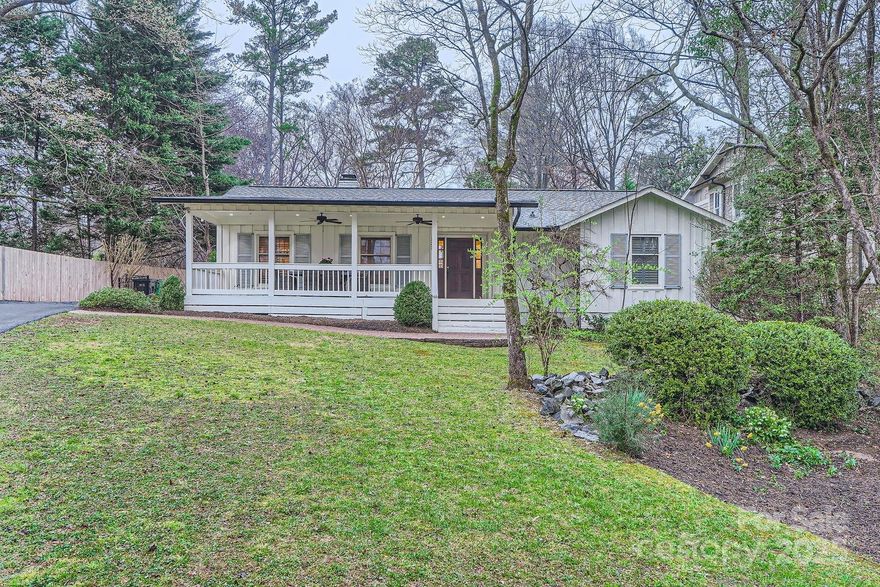 Sprawling ranch on nearly half an acre lot! Four spacious bedrooms and three updated full bathrooms. Open floor plan with exposed brick gas fireplace give this home a warm and inviting feel. Picturesque covered front porch and vast paved back patio complete with a wood burning fireplace. Oversized two-car detached garage and new full privacy fence. Wonderwood Drive is a fantastic highly sought-after pocket of Cotswold!