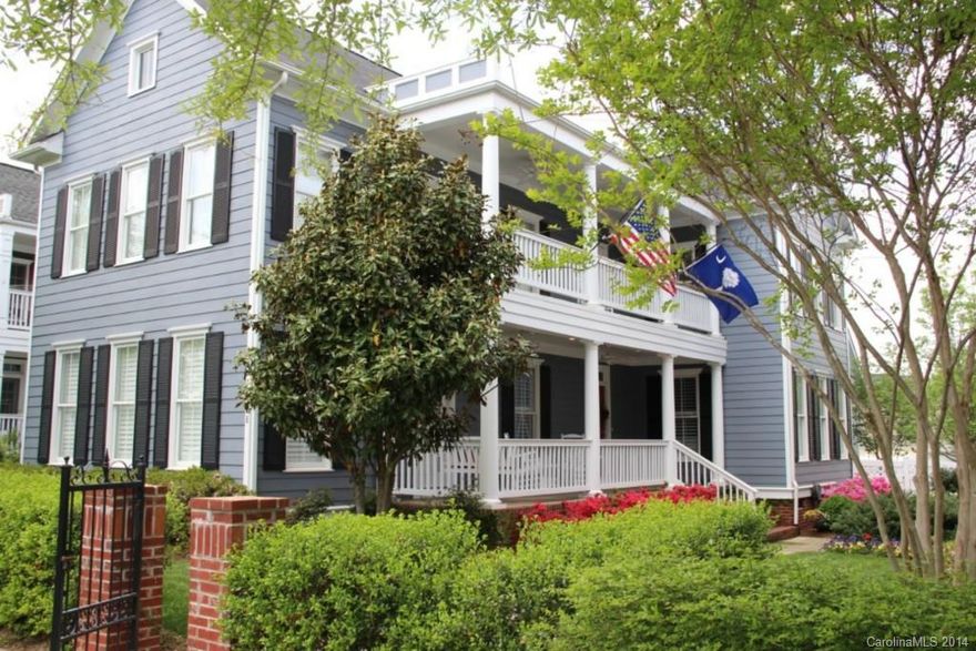 Oooh! Colonial Beauty with Large Upper & Lower Porches, Swing & Patio Courtyard with Ambient Fountain! Open & flowing Great Room & Kitchen with work isl, SS, side Butler’s Pantry & Dining Room, so delightfully decorated! Elegant Master Suite on main. Perfect & practical upper level Play Room & Loft with built-ins. Attic Storage & ample closets! Private & enclosed Courtyard! Just steps from Restaurants, Shops, YMCA, Trails, Library, Parks, & More. This is Baxter living at its best!