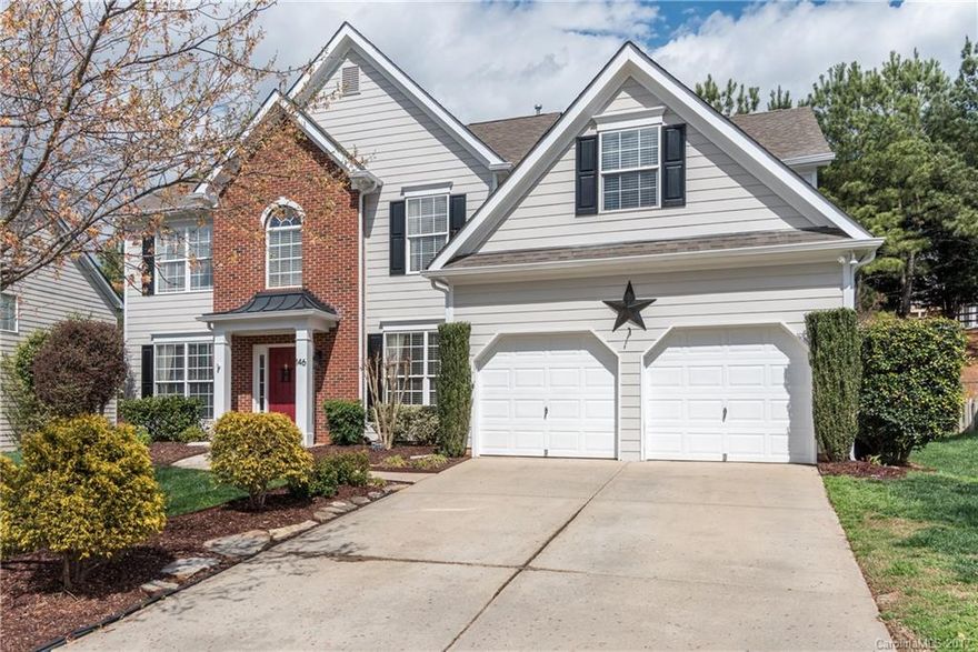 Beautiful Morrison Plantation Home in the heart of Mooresville!Spacious and inviting floor plan with big kitchen, new granite counter tops,lovely enclosed porch,new fenced back yard with tree house.Huge master bedroom with sitting area and additional 4bedrooms/ big play room,plus a downstairs office & laundry room.Perfect family home!Exterior is freshly painted with pristine landscaping. Community offers pool/swim team, club house, walking trails and the convenience you've been loooking for!