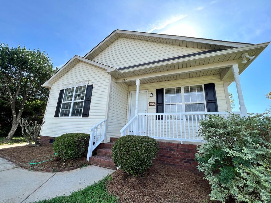 LIKE NEW RANCH home on a .20 of an acre lot in Kannapolis! Updates include newly painted interior, new light switches, new flooring throughout, some new light fixtures, newer HVAC, newer water heater, newer disposal and much more! The floor plan has front Entry into Living and Dining Room areas, galley style Kitchen with Pantry and freshly painted cabinets, and Laundry Room with access to the side Deck. 3 Bedrooms and 2 Full Bathrooms are located off the hallway including the Owner's Suite with walk-in closet. Enjoy a Front Covered Porch and Backyard with Storage Building. The property is less than a 10 minute drive to I-85, and Kannapolis shopping and restaurants! Tenant is responsible for all utilities and lawn maintenance. No Smoking, absolutely No Cats allowed and 1 Dog under 30-lbs at adult weight is conditional with a non-refundable pet fee. This rental will be available August 1, 2023!
