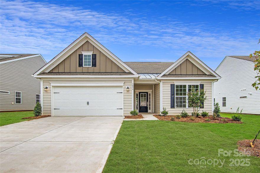 The Canton floorplan is laid out on a single floor for comfort and convenience. It features a formal dining room, a well-equipped kitchen with a breakfast nook, a welcoming family room and a covered patio.This home features a third bedroom along with the owners suite and secondary bedroom. Plus, our signature Everything's Included program means you will get a gourmet kitchen with double ovens and cooktop, quartz or granite kitchen countertops, subway tile backsplash, ceramic tile, luxury vinyl plank flooring throughout the home, and a gas fireplace (per plan). Roselyn is a master-planned community offering exclusive ranch homes designed for active adults!