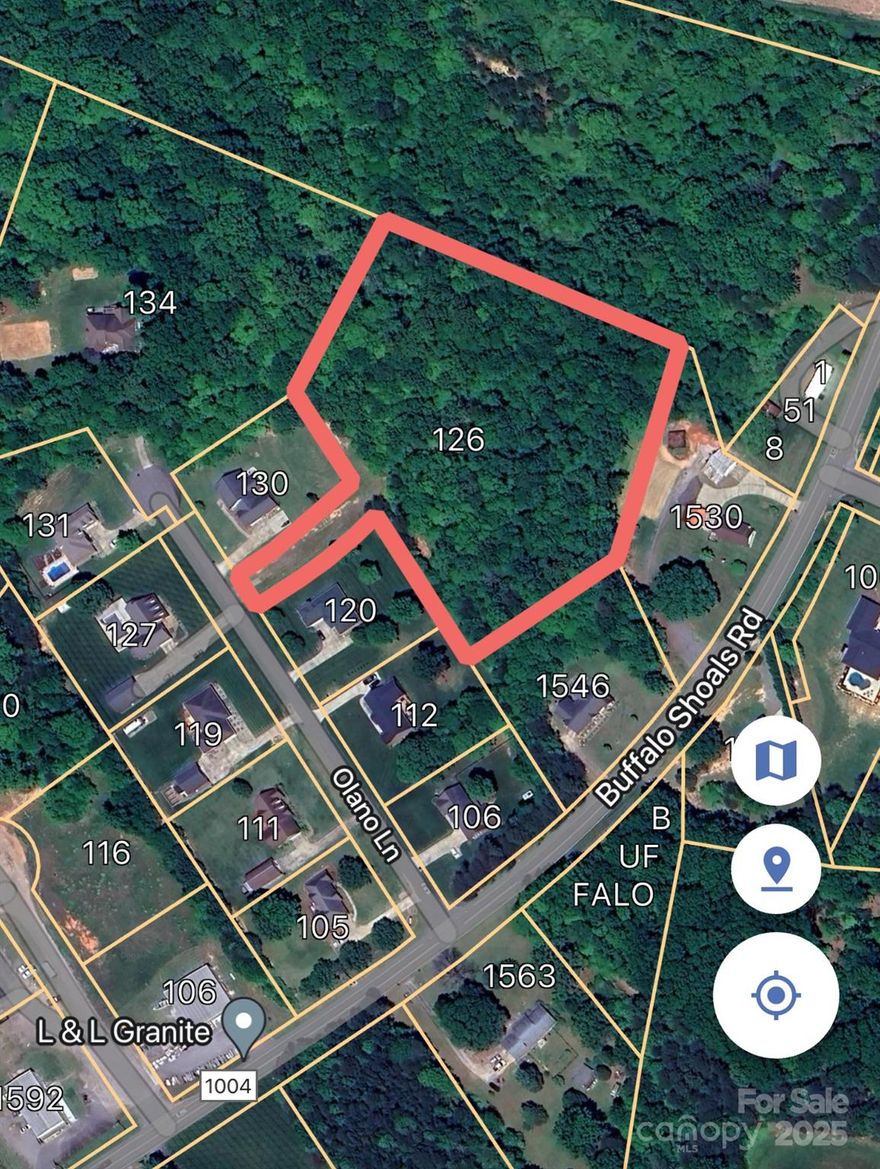 *Perc test completed with satisfactory results*. Reach out to listing agent for a copy of the report or agents, download from attachments. 
 Looking to build a custom home on some acreage with privacy?  Builders and buyers here is a great opportunity for you in Kyle’s Wood!  Located just past the intersection of Old Mountain Rd & Buffalo Shoals Rd, this lot was once 2 separate parcels. Just 11 brick homes in the neighborhood, & all are well kept. There are minimal restrictions for building and no HOA!