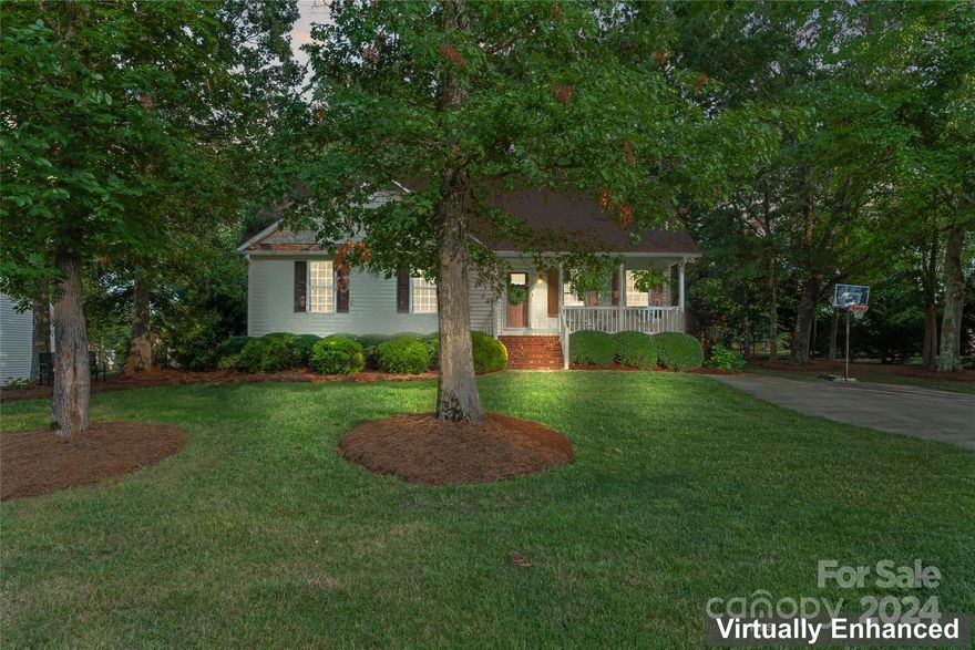 Cutest home you'll see this year!  Adorable 3 bedroom, 2 bath, ranch story home on nearly 2/3 acre with NO HOA! When you walk in the front door, you'll be greeted by a spacious family room w/vaulted ceiling and cozy fireplace. Enjoy entertaining in your bright white kitchen with stainless steel appliances and plenty of cabinetry. The kitchen is connected to your large, laundry area with a utility closet. Come relax in your beautiful primary bedroom including a vaulted ceiling, bathroom with dual vanity, shiplap accent wall. 2 additional great sized secondary bedrooms. Tons of natural light and custom details throughout!  Head outside to your little slice of heaven, deck with hot tub, custom bench swings, firepit, outdoor custom bar, 3 sheds, chicken coop and chicken run. Conveniently located just off of Anderson Road only.a couple of miles from I77, a few minutes from downtown Rock Hill, & 15 minutes from Fort Mill.  You're also an easy commute to Uptown Charlotte or the CLT Airport!