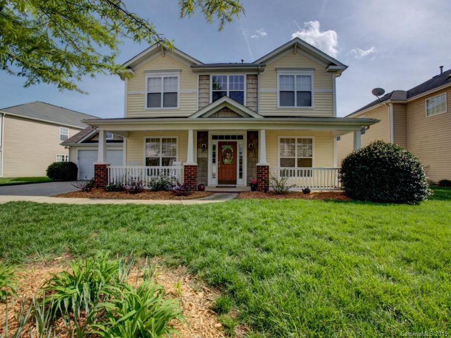 Beautifully maintained and decorated home in the heart of Indian Trail, with many updates! Main level is open and inviting!  Gorgeous brand-new dark bamboo flooring and tiling on the first floor! Spacious kitchen with 42" cabinets, stainless steel appliances, plenty of counterspace, and a large pantry! Very spacious! Large master with garden tub and shower…beautiful backyard! This home is stunning!