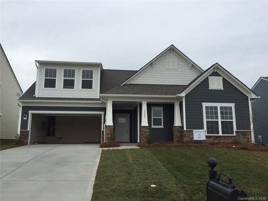 First Floor Master Down, Ranch plan!  This is the ranch plan everyone has been waiting for in BM! All of the main living is on the first floor including master suite, 2 bedrooms, Sunroom w/ a 4ft Great Room extension, Covered Porch off the back of the home, Gourmet Kitchen w/ island, Stainless steel appliances, Fireplace with granite surround, Tray ceiling in the master bedroom.  Half story features a Media Room and powder room.  This is an inventory home that will be completed in December!