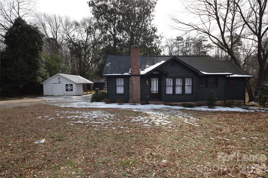 Great opportunity to Rent this completely restored 1930 Ranch/Cottage. This magnificent home now features all the modern features of today's living style. The beautiful Kitchen has the old style farmhouse sink, lots of storage space for all your cooking needs, original wood from the house makes for some great floating shelves, a bar top for a quick meal, or sit down at the dining room table for your favorite meals. The Primary bedroom has enough room for a king size bed, and a door to the back porch. The primary full bath is tiled  and has a step in bath tub. The living room is spacious and has lots of natural light and a fire place. Please do not use. The second bedroom is nice size, with a large closet. The 3rd bedroom is big enough to accommodate a single bed. The closet has plenty of room for clothes. The laundry closet has modern dryer and washer. If you need a Guest house/ Mancave/ second living quarters you will find this great little house on the rear of the property with all the functions of a home. These 2 homes are located on approximately 1.70 acres in the great little town of Clover South Carolina. You will be within minutes of downtown, shopping, schools and especially the elementary school. There's also a 12x12 storage building for your use. Note the Guest house can not be sub leased.