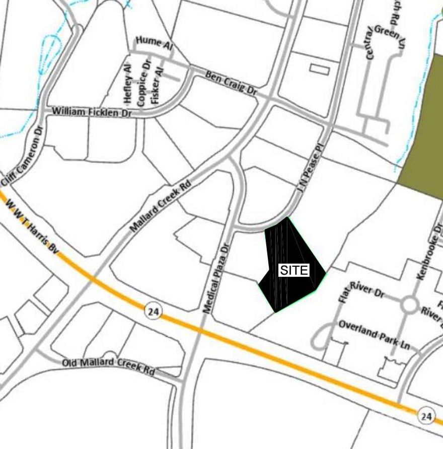 Amazing opportunity for commercial use on highly sought after University area. High traffic area right off of W T Harris and Mallard Creek. Site is located to medical plaza and banking center.  So many possibilities for this location