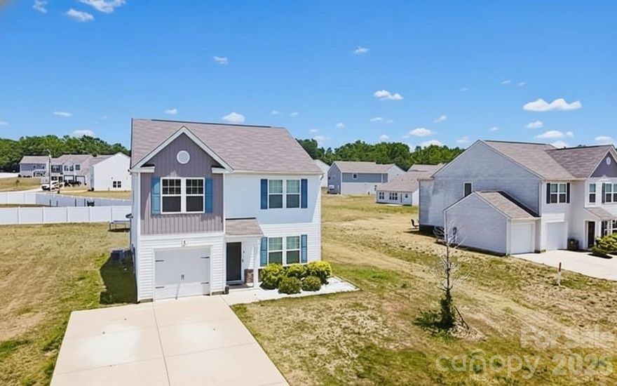 Welcome to this beautifully maintained home located in the heart of Pageland! This spacious 3-bedroom, 2.5-bathroom home with an addtional flex room that offers the perfect blend of comfort, style, and functionality. Featuring an open-concept layout.Step inside and enjoy a bright and inviting living space designed for modern living and entertaining. The kitchen offers ample cabinetry, generous counter space, and overlooks the main living area for easy gatherings with family and friends. The spacious primary suite provides a relaxing retreat with a private bath and walk-in closet.Outside, enjoy your own backyard oasis complete with an above-ground pool — perfect for cooling off during those warm Carolina summers, hosting gatherings, or simply relaxing at home.Conveniently located near local shopping, dining, and schools, this move-in-ready home is a must-see! Don’t miss your opportunity to own this incredible property in growing Pageland. Schedule your private tour today!