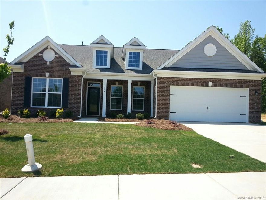 Beautiful all brick home in desirable Fort Mill. Low taxes and A rated schools. Hardwood floors throughout first level. Kitchen features stainless steel appliances, granite countertops and tile backsplash with wall oven and gas cooktop. Great room with cozy gas fireplace and vaulted ceilings. Master bath on lower level includes separate shower with tile surround and gorgeous tile flooring. Upstairs boasts an additional bedroom, loft and full bath, perfect for your out of town guests.