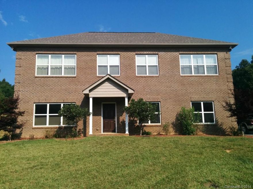 Super Private unique home on over 5 acres.  Main Level has 2 bedrooms set up like 2 master suites.  Kitchen with Granite counter tops.  Wood flooring.  Nice fireplace!  The basement is almost finished just needs sheetrock!  It is set up for a 2nd living quarters with a bedroom full bath kitchen and great room.  One car finished garage!!  Perfect for an inlaw suite with separate access to the basement!