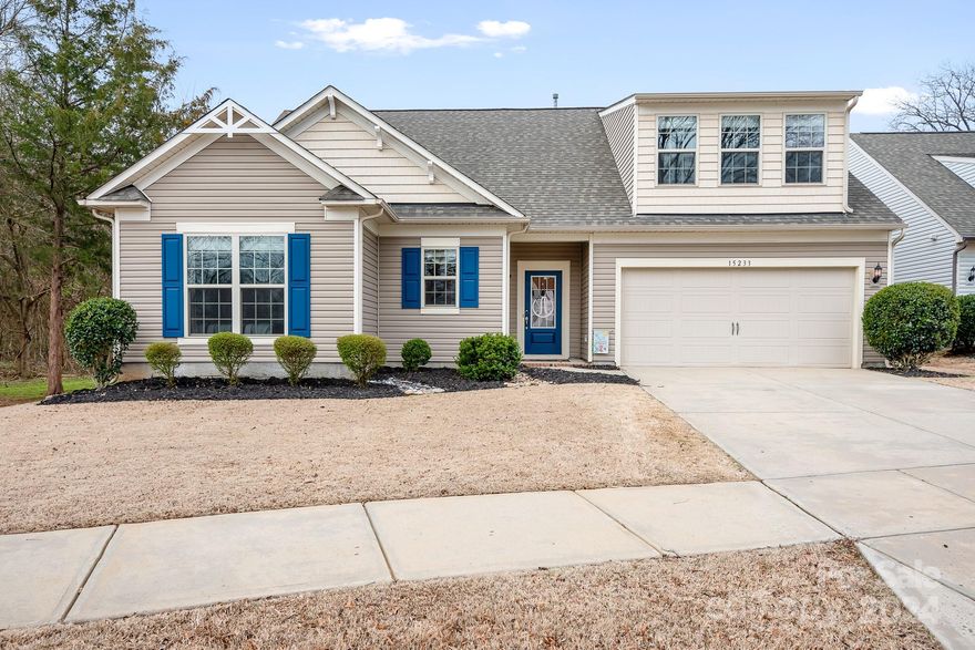 Explore the allure of this 4-bedroom (upstairs bonus room can be the 4th bedroom/bonus), 2.5-bathroom ranch in the sought-after Centennial subdivision! The heart of this home is the gourmet kitchen, outfitted w/stainless steel appliances & granite countertops, sure to thrill any culinary enthusiast. The home's elegant vinyl plank flooring extends through the foyer, great room, & kitchen. The laundry, powder room, & bathrooms showcase tasteful tile flooring. Adding to the home's charm is the stone-adorned gas fireplace, enhancing its warm & welcoming feel. The primary bedroom, located on the main floor is complete with an ensuite bathroom featuring a tile stand-up shower, a garden tub & dual vanity sinks. The sellers have also added a whole home air purification/filtration system, extended paver patio with pergola & fire pit, attic vents, & a nest thermostat.This residence truly embodies a perfect blend of comfort, style, and prime location. Schedule your showing today!