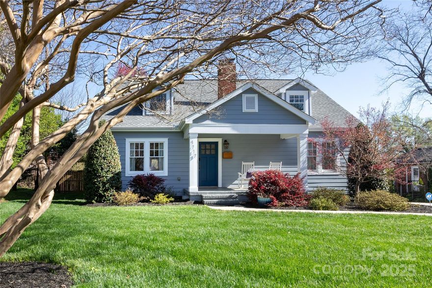 Classic charm and modern convenience in this renovated bungalow in booming Oakhurst. 4717 Doris offers a rocking chair front porch, back paver patio w/firepit and expansive fully-fenced backyard. Inside the front door, you can see through to the back, with great entertaining areas. The living room has one of two original decorative fireplaces, and connects to the kitchen with bar area, island with Jenn Air gas range and a breakfast area with built-in banquet. Beyond that is the formal dining, which could also serve as a family room. There are three spacious bedrooms and a bath on the main level, along with laundry. The entire second floor encompasses the primary suite, with vaulted bedroom & loft/office area. The customized bath with dual vanity, shower and water closet connects to the dressing room/primary closet of your dreams (so spacious)! Million plus new construction all around this convenient neighborhood, with the Oakhurst Shopping Center & Common Market closeby. Welcome Home!