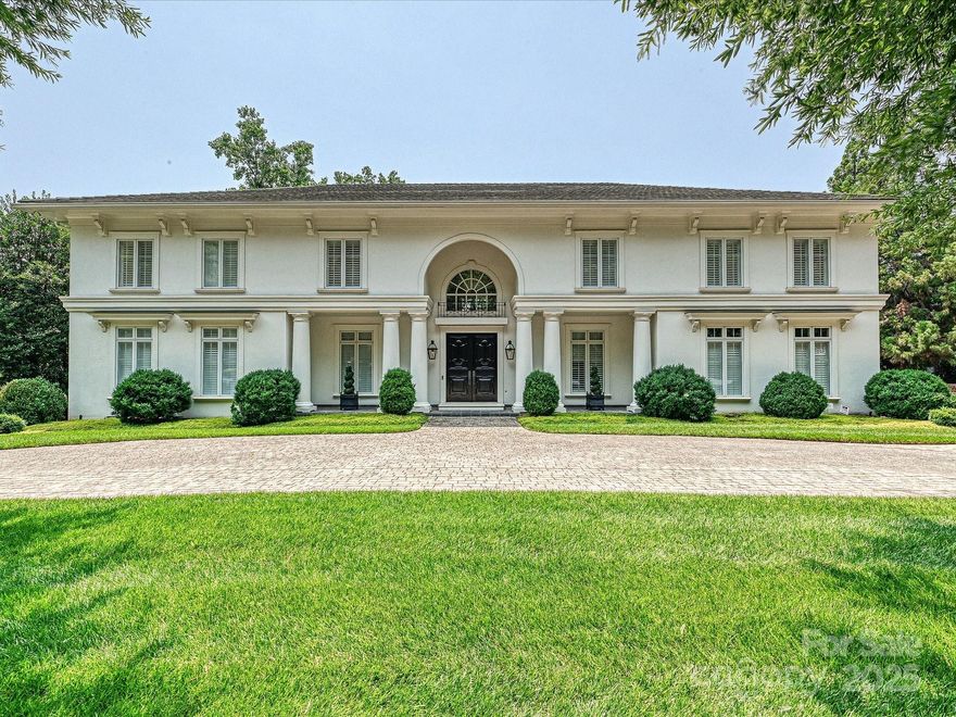 Stunning, Neo-Classical home in Morrocroft Estates! This 6BR/5.1BA estate features a reimagined floor plan. The builder/owner has updated every inch of the home over the last 3 years. Lush landscaping welcomes you into this open and flowing floor plan that suits every entertainer's desire. Formal and informal spaces provide views to the covered loggia and pool area. Renovated kitchen includes new Sub-Zero and Wolf appliances, custom cabinetry, wet bar, and lg pantry. First-floor primary suite boasts dual bathrooms and expanded custom closets. Additional upgrades are a whole-house Cummins generator, central vacuum, and extensive AV/security wiring. Second floor features new wood flooring, upgraded HVACs, air purification, a new second primary suite with marble bath, and all bathrooms fully remodeled. Designer finishes include reclaimed white oak floors, Hunter Douglas shutters, crown molding, and marble foyer. Truly turnkey with unparalleled attention to detail—schedule your tour today!