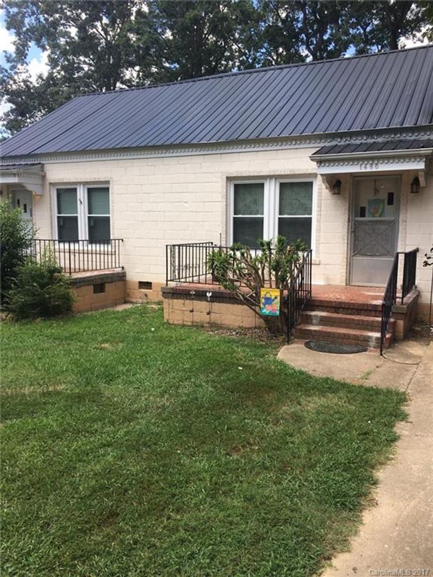 Wonderfully remodeled duplex in Albemarle.  2 large bedrooms on each side with one bath.  Hardwoods have been restored.  Separate drive.  Glassed in back porch with a large yard. New roof in 2016 as well as an ac unit.  Great income producing property.