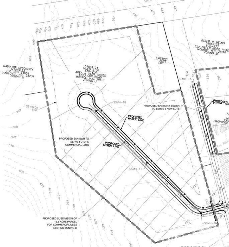 almost 18 acres of Light Industrial land located behind  Sun Valley Commons with an existing 9000 warehouse , sellers has plans for Industrial park already approved or make your own plans . can separate warehouse with 1.64 acres from proposed industrial park or make your own plans . 320 luxury apartments planned directly next door and new entrance to Wesley Chapel Stouts rd .