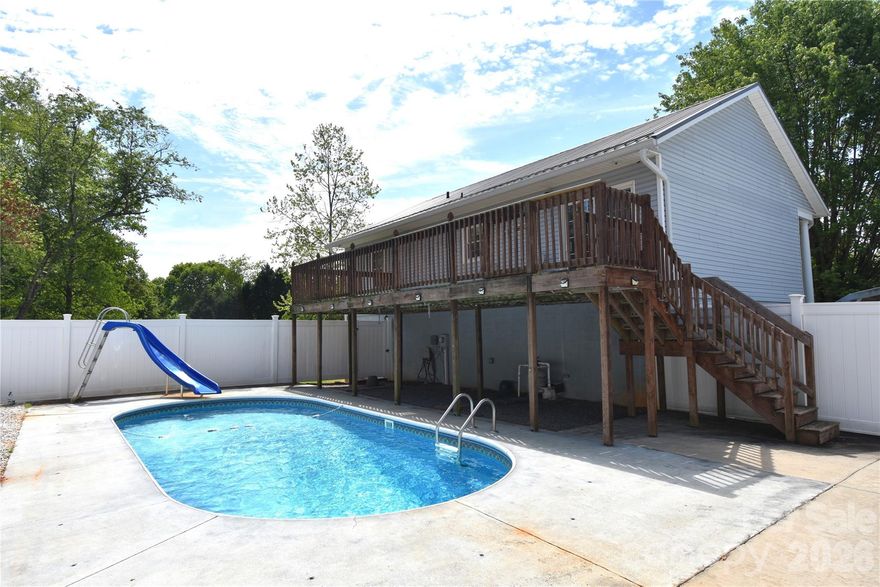 Pool is now Open! Well-maintained and updated 3-bedroom split foyer home situated on approximately 1.39± acres of level land, complete with a private in-ground pool—ready for you to call home! This property features an updated kitchen with all appliances conveying, along with new luxury vinyl plank flooring throughout. Major updates include a new heat pump and roof, offering peace of mind for years to come. The basement provides two additional rooms that can serve as a 4th bedroom, family room, office, or flexible living space to suit your needs. Outdoor enthusiasts and hobbyists will appreciate the four outbuildings (three with power), including a large garage/workshop equipped with power, its own heat pump, welding plug, and wired for 50-amp RV service. With over 1,700 square feet of outbuilding space, there’s room for storage, projects, vehicles, or recreational equipment. Enjoy your own private retreat with a beautifully fenced in-ground pool featuring a new pump—perfect for relaxing or entertaining. A spacious deck off the dining and kitchen area provides the ideal space for grilling and outdoor gatherings. This property offers the perfect blend of comfort, functionality, and outdoor enjoyment—don’t miss your opportunity to make it yours!