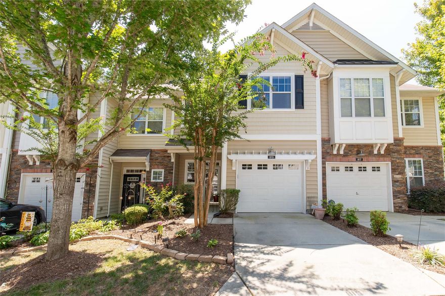 Welcome home to Whitley Mills!  This beautiful one owner townhome in Fort Mill has been meticulously maintained.  When you enter you'll be greeted by a beautiful entryway leading into the main living area and kitchen.  The cook of the home will love all the counter space and storage.  The main living area has a gas fireplace perfect for those cool fall evening.  The large primary bedroom suite is located upstairs with the two additional bedrooms and full bathroom, as well as, the laundry room.  Enjoy a cup of coffee out back in your screened patio overlooked the wooded greenspace between homes.  Located close to all things Fort Mill - Kingsley, Anne Springs Greenway, Baxter and Carowinds, along with close proximity to highways for a quick commute.