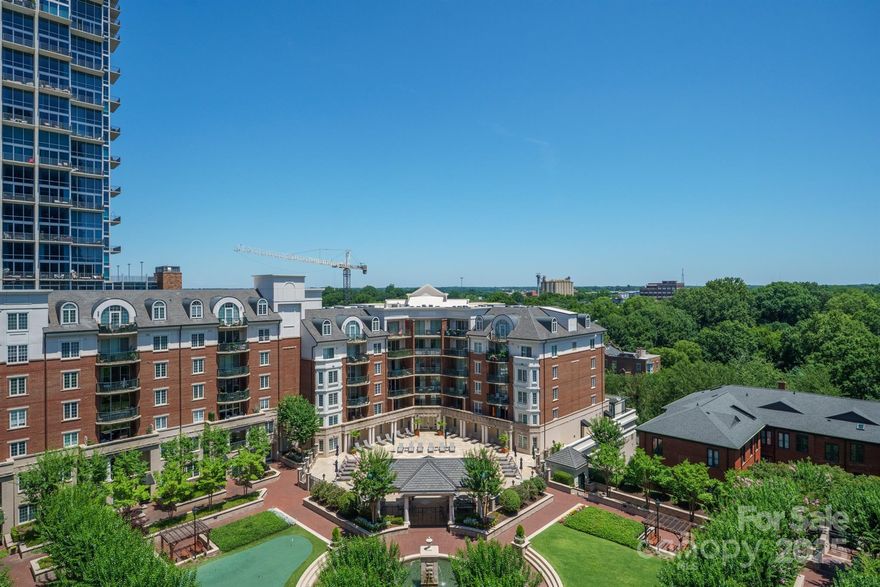 Welcome to this beautifully located 2-bed, 1-bath condo in the highly sought-after Fifth & Poplar community where you can enjoy the perfect blend of urban living & tranquility. 5th & Poplar is a distinctive gem in CLT offering resort style amenities including 24 hr on site concierge, pool w outdoor kitchen, professionally landscaped private courtyard w putting green, fountain, dog park, state-of-the-art fitness center, cozy library w gas fireplace, fireside terrace w TV & grills for private or community gatherings, media room, cyber & coffee cafe. 2 full time supers and maintenance person. Harris Teeter, dry cleaners, nail salon on ground level! Beyond its exceptional features is a close-knit community w active on & off site social events.Live the best of both worlds — with the vibrant energy of Uptown at your doorstep & a peaceful, relaxing home to retreat to. Don’t miss the opportunity to make this condo your own!

Reduced price and NEW flooring !!