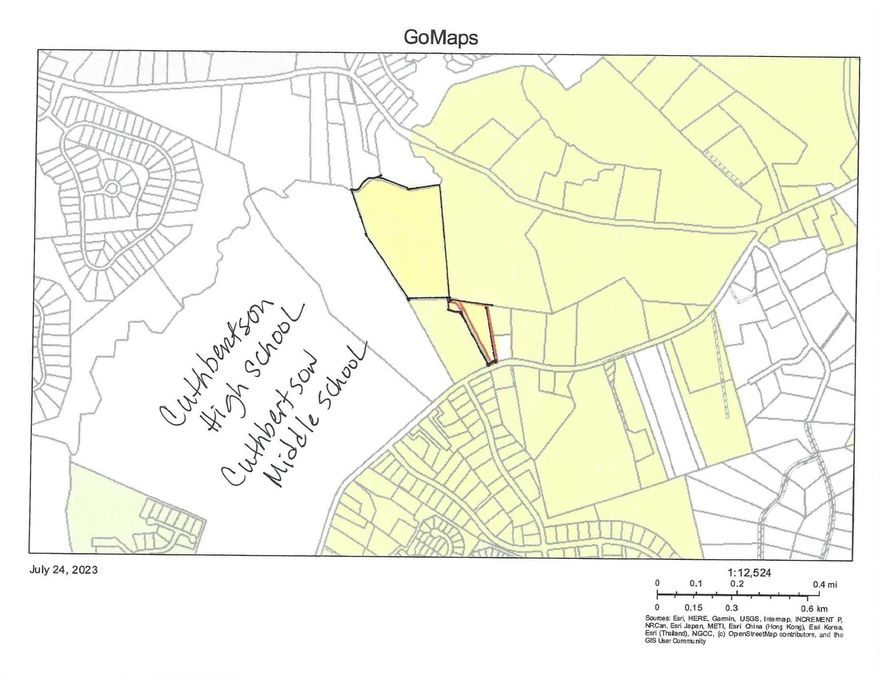 Great location near Union County Cuthbertson schools. This property is assembled with 2 parcels to total approximately 23.78 acres. Parcels ID # 06105019 & 06105021. Undeveloped property with 2 ponds to create a  private neighborhood with beautiful settings. 
Buyer's responsibility to confirm all utilities and zoning availability. 
The old home place on the property has no value. Contact the listing agent for permission to enter the property.