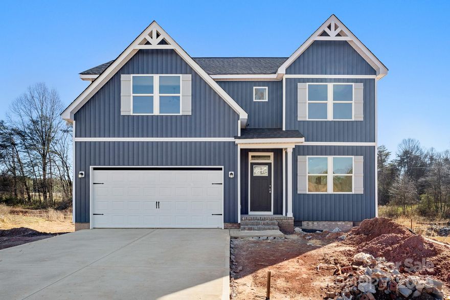 Completed New Construction! Welcome to The Alba! This new plan from Victory Builders has a modern facade featuring Board & Batten style siding with Brick accent. Enter this fantastic 4 bed 3 bath home from the 2-car garage or the covered front porch and step onto the beautiful LVP floors. The main floor boasts an open floorplan with 9 ft ceilings, allowing a natural flow from the Great Room into the Kitchen and Dining Area. Kitchen features white shaker cabinets, granite countertops, designer tile backsplash, NEW SS Appliances including Refrigerator, and a Walk-in Pantry. Double doors in the Dining Area lead outside to a back patio or deck (depending on Final Grade of the Lot). The main floor bedroom is a great size and the full bath features granite countertops and a shower/tub combo. Just up the stairs, an open welcoming Loft area greets you.  It leads to the Laundry Room with washer and dryer hookups and storage space!  The Full Bath with its single granite vanity and shower/tub combo is set between 2 ample-sized bedrooms (1 even has a walk-in closet)!  Finally, the Primary Bedroom is HUGE with a sitting area and a 19 ft tray ceiling! Gorgeous Primary Bath has dual granite vanities, XL Tile Shower with designer tile floor, a linen closet, and the GIANT Walk-in Closet! This wonderful floorplan has everything and MORE! Come see it today!