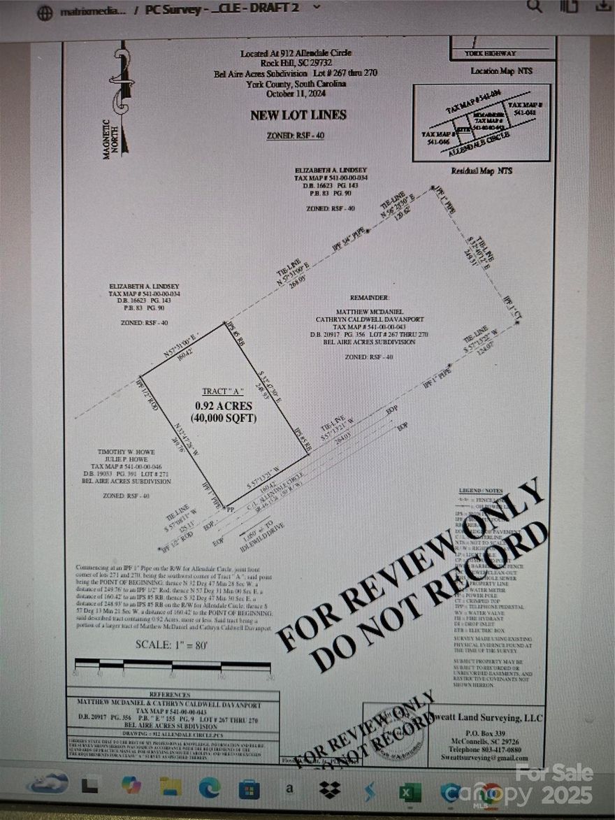 Excellent opportunity to own a private lot in a great community.  Owners are subdividing their current lot. Survey is done and just needs to be recorded at closing.  No perc test or soil analysis has been completed. Property will require well and septic.  Please make an appointment prior to walking the lot.  Lot has been well marked.