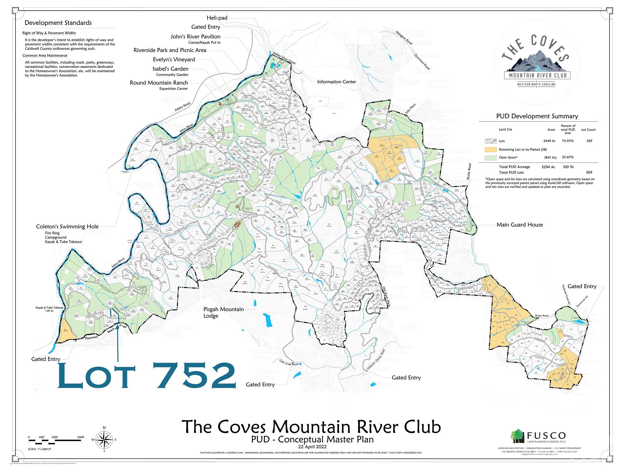 The Coves Mountain River Club - Land