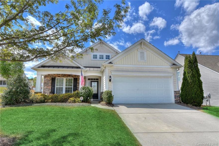 Precious home on fantastic corner lot. Hardwood floors throughout most of the home. Enclosed, private office off the foyer. Beautiful chair rail molding in foyer and dining room. Kitchen boasts custom cabinets, stainless steel appliances and tile backsplash. Tray ceilings in dining room and master bedroom. Large master suite. Enjoy the outdoors from the adorable front porch, screened in porch or generously sized patio. This home is pristine and has all the charm you're looking for!