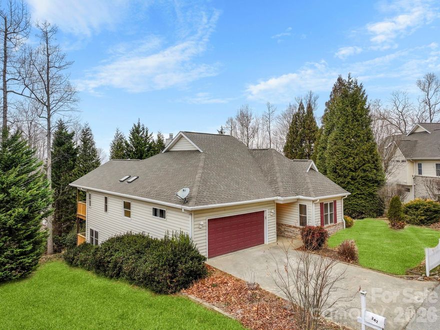 Located in the beautiful Carriage Park community, this home offers generous living spaces ideal for both everyday comfort and entertaining. The main level features a spacious great room with fireplace, a comfortable kitchen, and an expansive primary suite with ensuite bath that opens directly to a private back porch—perfect for morning coffee or unwinding in the evening. Also on the main level, a second bedroom provides flexible use as a guest room or home office.

The lower level adds even more living space with a large, light-filled family room with fireplace, two additional bedrooms, and access to a second porch. Exceptional storage throughout, including a huge storage area, makes staying organized effortless. Enjoy the many neighborhood amenities Carriage Park has to offer, all just minutes from downtown Hendersonville’s shops, dining, and entertainment. A wonderful blend of space, function, and charm in a highly desirable community.