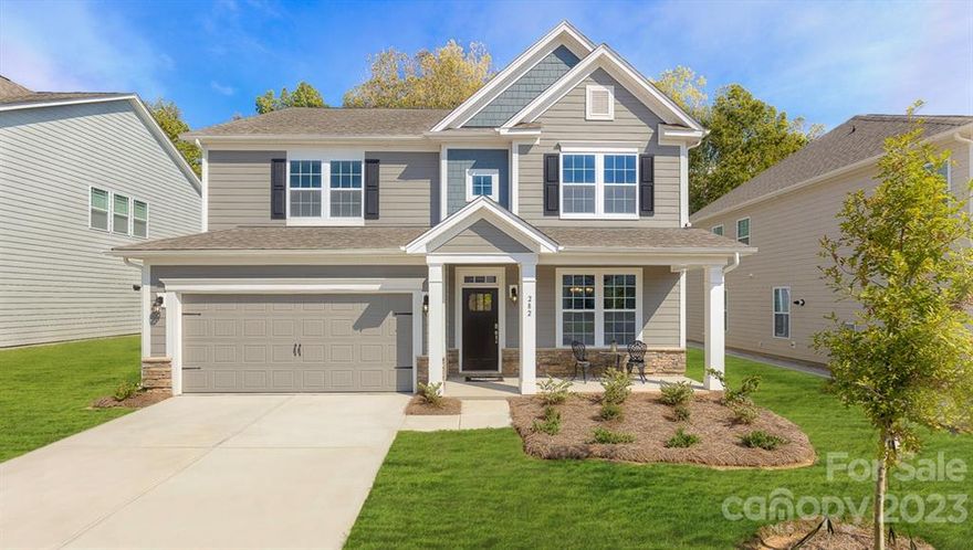 NEW CONSTRUCTION! Popular Hampshire floorplan w/ over 3,100 sqft in sought after Avondale community offering resort-style amenities located just outside Ballantyne with low Lancaster county taxes. The Hampshire features an open floorplan with a spacious kitchen, large kitchen island, butlers pantry, a first floor guest bedroom, and full bath! Primary bedroom on upper level featuring a sitting room and a large walk-in closet. Spacious covered back patio for your outdoor entertaining! Photos are representative.