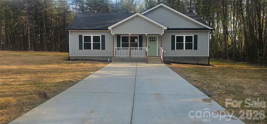 BRAND NEW HOME!  This cozy 1500 plus sq ft, single story, virtually staged, 3br 2 ba, home sits quietly in a well established, older neighborhood in the town of Clover.  With tall trees and a wooded area, you'll find privacy.  It is an all electric home.   The property is tastefully positioned to enjoy the proximity to downtown Clover, cafes, coffee shops, restaurants, shopping, and it offers a selection of great schools in South Carolina that the homeowner may be able to take advantage of.  It is approximately 45 minutes from Charlotte Douglas Airport.  It is close to Charlotte, Rock Hill, Fort Mill, Gaffney, SC and its outlet mall.  This would be a very good purchase for someone who may be just starting a family, or is looking to downsize.  Come see it TODAY!