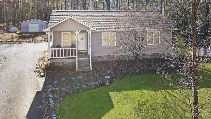 Adorable ready to move into home! This three bedroom, two bath home features an adorable covered back porch, detached garage, covered front porch and is located on a dead end street