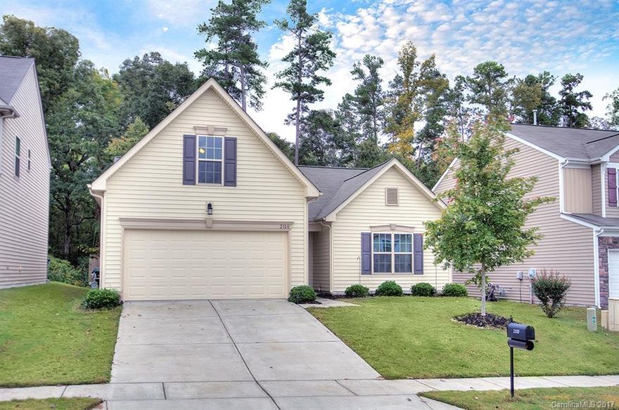 Fantastic home located near the U.S. National Whitewater Center.  Vaulted ceilings in spacious living room combined with open kitchen and generous counter space make this a must see property.  Property additionally comes with fenced in backyard and 2-car garage. Freshly repainted and upstairs bonus room has been recarpeted.