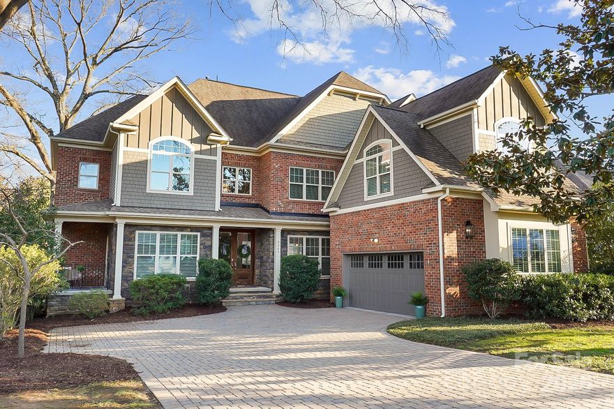 Welcome to the epitome of South Park living! Nestled on a private and quiet street with lovely neighbors and other beautiful, luxury homes just miles from the best shopping, dining, private schools, golf courses, & more but with NO HOA! It's a dream come true! Not to mention only 8 miles to Uptown! This stunning home has a breathtaking first impression from the moment you arrive that continues throughout!  The main floor is as open and elegant as it is cozy and inviting! Newly refinished hardwoods, gorgeous quartz countertops, Thermador appliances, gas log fireplace, surround sound throughout, walk in pantry, prep kitchen/second laundry room, plus an office with its own private porch, and a bedroom/ full bathroom. Upstairs are two generous bedrooms, another laundry room, and a large bonus space that could double as a 5th bedroom! The primary suite features a hidden gem plus a gorgeous primary en suite & walk in closet. The spacious outdoor deck & yard space is perfect for entertaining!