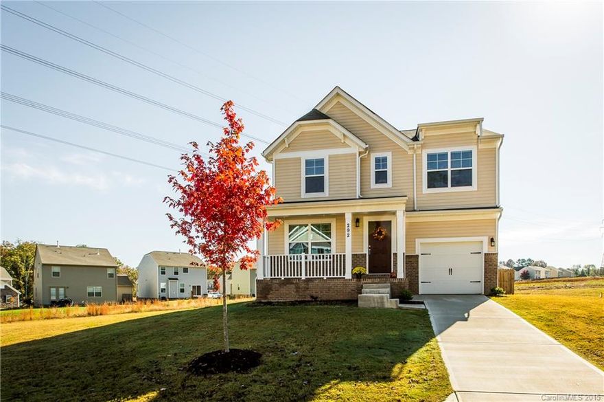 One year new 3 bedroom, 2 1/2 bath home in Sweetwater Plantation.  You don't need to wait to have a house built, this home is ready to go, with a fenced yard, on a large corner lot.  The lot next door is an easement and will never have a house built on it.  This home is ready to move in, with all of the work already done for you.  Premier kitchen package with 42" cabinets, granite counters and recessed lighting.  Great open floor plan for entertaining. Come see it now before it's too late!