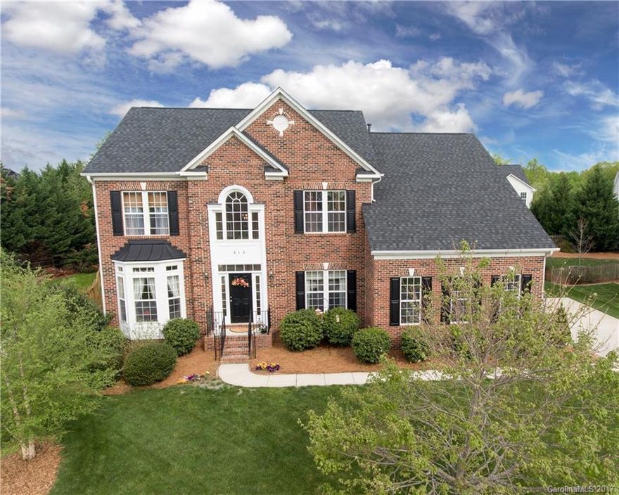 Prepare to be impressed! This gorgeous 4 bd 3.5 ba home has it all! Within this open floor plan you will find both a formal living and formal dining room, an office with beautiful french doors, and a sunroom that lets in all of the natural light one could wish for. The newly rebuilt deck and tree lined backyard is perfect for entertaining family & friends. The front yard is equipped with irrigation to keep the lawn nice and green. Come see this Panthers Way today!!