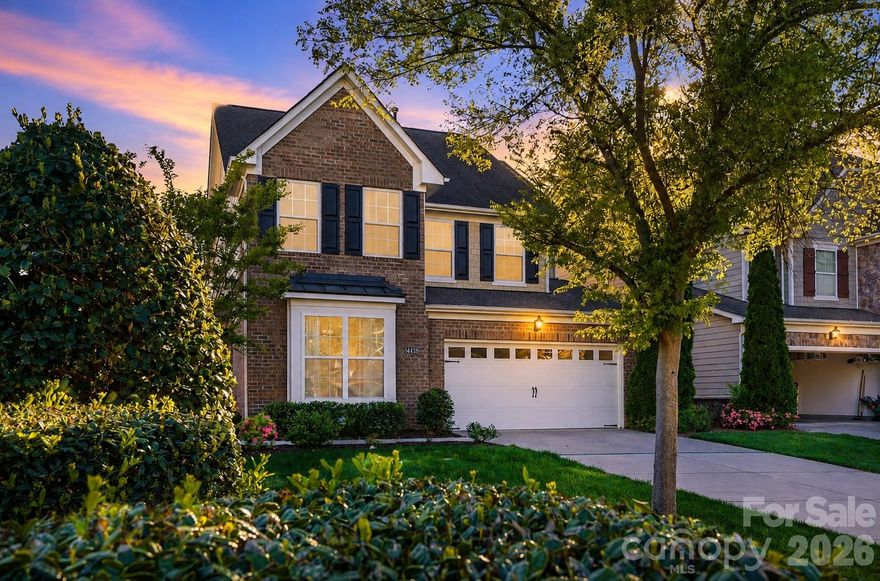 NOW OFFERING $5K IN BUYER BONUS!  RARE END UNIT TOWNHOME IN GLENMORE! Beautifully appointed, move in ready and tons of natural light! Perfectly located in South Charlotte just minutes from Providence Road, Waverly, The Promenade, The Arboretum, and I-485. Boasting 2,572 square feet, this spacious corner residence combines comfort, functionality, and style. The main level is perfect for everyday living and entertaining, featuring an open-concept layout, the kitchen has been tastefully updated with granite countertops, tile backsplash, a center island, gas cooktop, double ovens, and a newer refrigerator—blending style and functionality for cooking aficionados. Combined with the arid living room, and dining area all open to the kitchen. Two additional rooms downstairs ideal for a home office or sitting room. Upstairs boasts a spacious primary suite providing a relaxing retreat with separate/dual walk-in closets and a well-appointed bath. Two additional bedrooms and a generous loft area offer flexibility for guests, a media room, or play space, along with ample storage in your laundry rm. Enjoy outdoor living on the private terrace-style patio. The 2 car garage and additional exterior storage unit add everyday convenience. Garage has whole house water filtration system installed as well for every day enjoyment. Residents of Glenmore enjoy community amenities such as a pool, cabana, and scenic walking areas. This unit is overlooking the pool for sunsets! Don't miss this fantastic opportunity to own a low-maintenance home in one of South Charlotte’s most convenient locations.