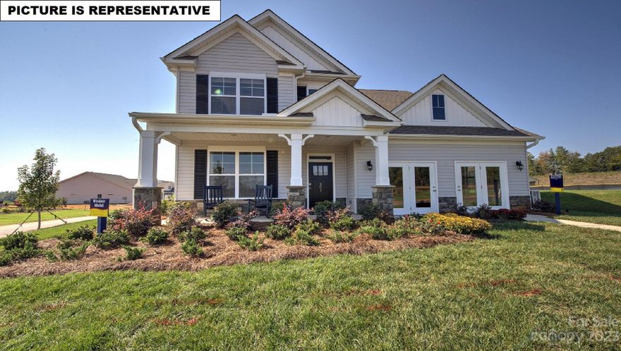 This open concept, owner’s suit down plan, offers some incredible included features! You’ll find double-ovens, quartz countertops, castled kitchen cabinets, coffer dining room ceiling, crown and picture moldings- just to name a few! This home will also oak tread stair along with Revwood flooring throughout main living areas downstairs! Your home will have a formal dining room, large living room with fireplace, and a large luxury owners shower in the owner’s bathroom. Upstairs you will find 3 bedrooms and a loft. One of the bedrooms having its own attached bathroom making it perfect for your guests! You will find this home located not far from I-77 and Lake Norman State park in our brand-new community at the sought after community of Falls Cove. The neighborhood will be offering awesome amenities- Club house, fitness center, playground, pool, walking trails and splash park!