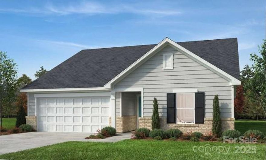 Minutes to 485 and 74, great commuter location. Just minutes to shopping, dinning and entertainment. 
3 bedroom 2 bath ranch, design options still needed