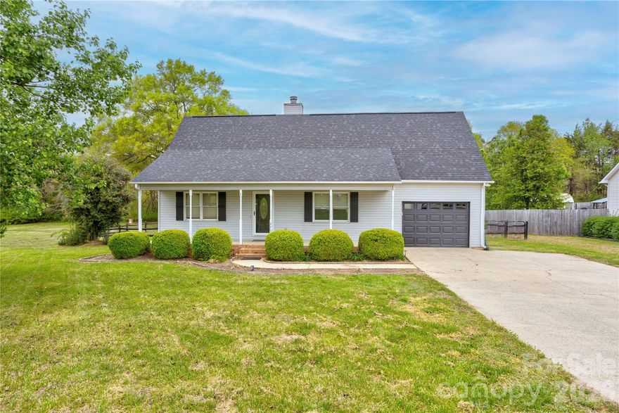 Welcome to 2705 Plantation Way! This charming 3-bedroom, 2.5-bath home sits on a spacious .46-acre lot and offers a functional and inviting layout. The main-level primary suite features a full bath, providing convenience and privacy, while two additional bedrooms and a full bath are located upstairs. Enjoy peace of mind with a new roof (2023) and fresh paint throughout. The fenced-in backyard is perfect for entertaining, pets, or relaxing outdoors, and includes a storage shed for added convenience. A cozy front porch and one-car garage complete the package. Located just minutes from downtown Albemarle, this home combines comfort, space, and a great location—don’t miss it!