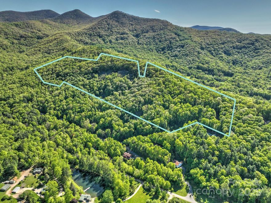 Incredible Property for Private Estate or Development. Well established driveway already in, leading to a parking area, storage shed & well house. Electricity & well already installed. This property has great winter mountain views, which can be expanded to year-round with some additional tree removal. Whether you are wanting a large private estate for your dream home, or wish to build more than one home, this property has plenty of room to fulfill your dreams. It sits atop Bull Creek Ranch Estates, near the end of Bull Creek Rd, where you can enjoy peace, tranquility & an abundance of wildlife with no HOA Regs or fees. Only 10 minutes to restaurants, shopping, & the Blue Ridge Parkway; & under 20 min to downtown Asheville. Enjoy hiking without having to leave home. So close to civilization, & yet feels so far away! Come and see this Beautiful Slice of Heaven; you Will Not Be Disappointed!