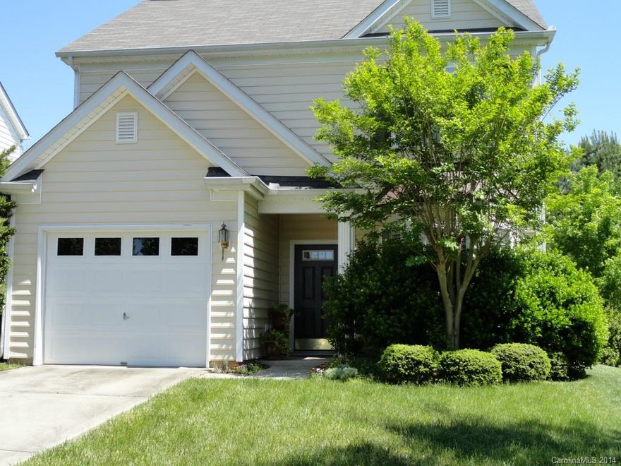 Prime Location!  Fort Mill Schools!  Convenient to I-77, shopping, restaurants, uptown Charlotte and airport.  High demand!  This home has lots of natural light and is in a perfect location! Seller installed a gate in fenced-in back yard to walk right across the street to the pool/playground.  How convenient!  Many mature trees in back yard.  Carpets freshly cleaned.  Home professionally cleaned.  Washer, dryer, refrigerator, outdoor furniture, gas grill convey.  All you have to do is move in!
